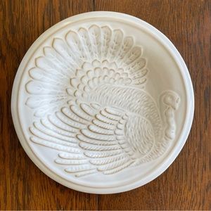 Elegant Cream Turkey Plate